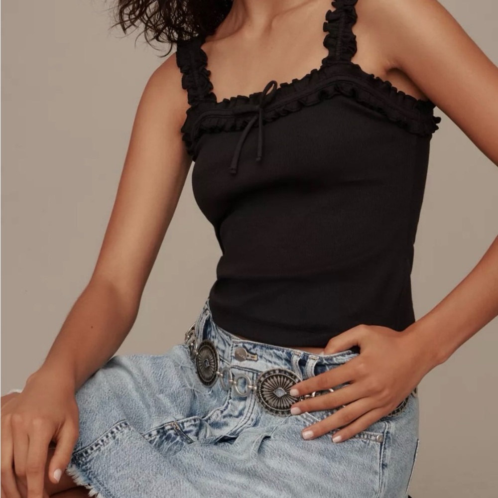 NWT The Dorrie Ruffled Cami by Maeve